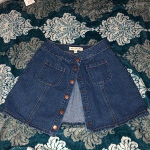Bullhead Denim Miniskirt